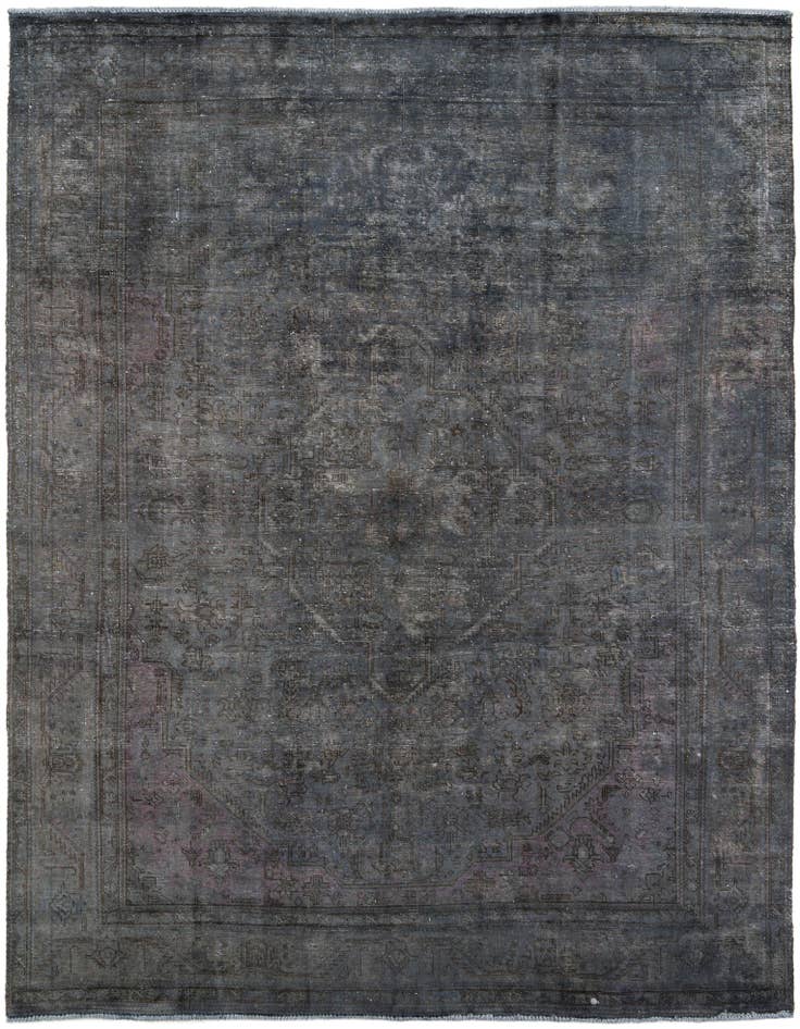 Detail image of 8' 4 x 11' Hand Knotted Ultra Vintage Persian Wool Rug
