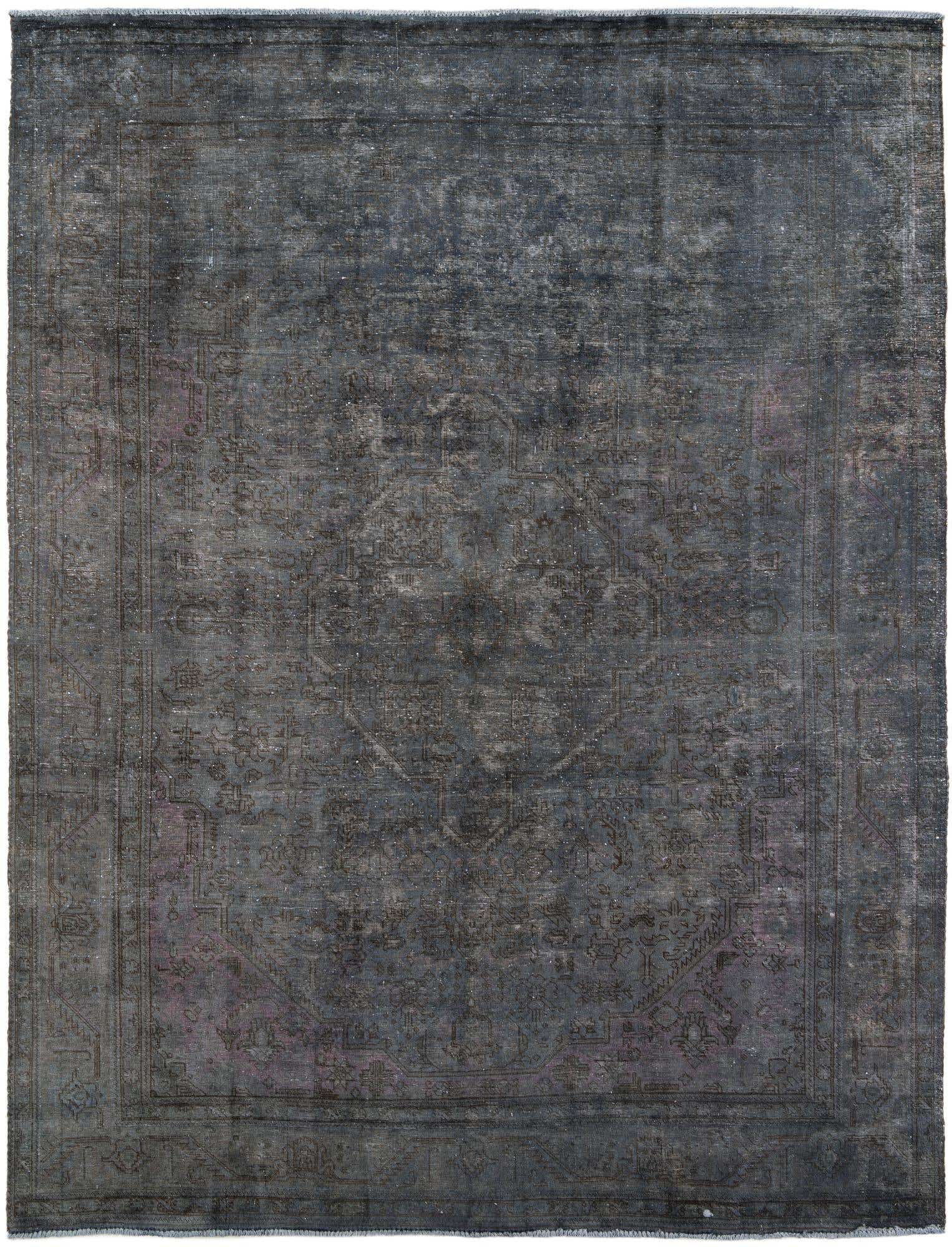 8' 4 x 11' Hand Knotted Ultra Vintage Persian Wool Rug