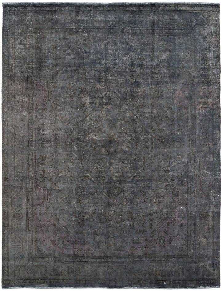 Detail image of 8' 4 x 11' Hand Knotted Ultra Vintage Persian Wool Rug