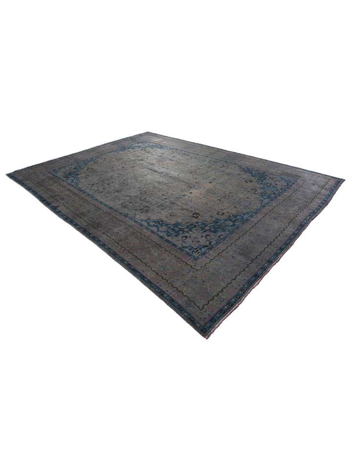 9' 5 x 12' 6 Hand Knotted Ultra Vintage Persian Wool Rug