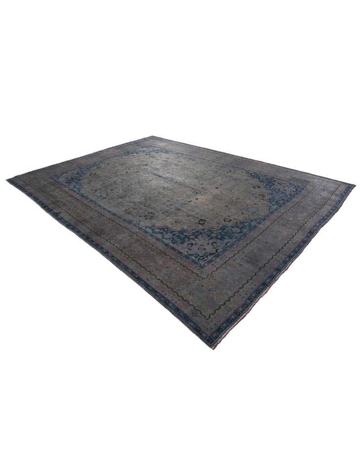 Detail image of 9' 5 x 12' 6 Hand Knotted Ultra Vintage Persian Wool Rug