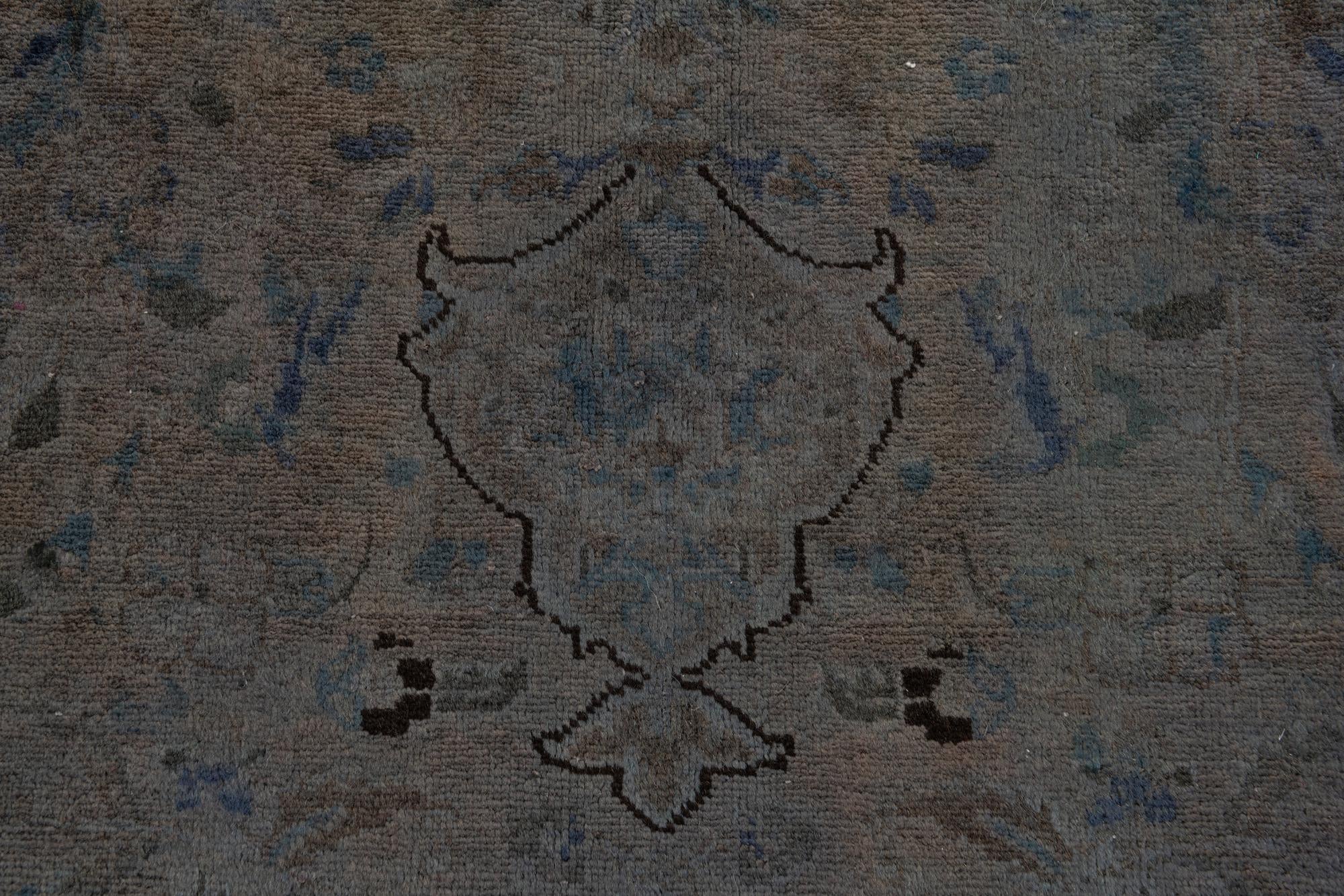 9' 5 x 12' 6 Hand Knotted Ultra Vintage Persian Wool Rug