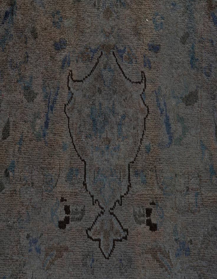 Detail image of 9' 5 x 12' 6  Hand Knotted Ultra Vintage Persian Wool Rug