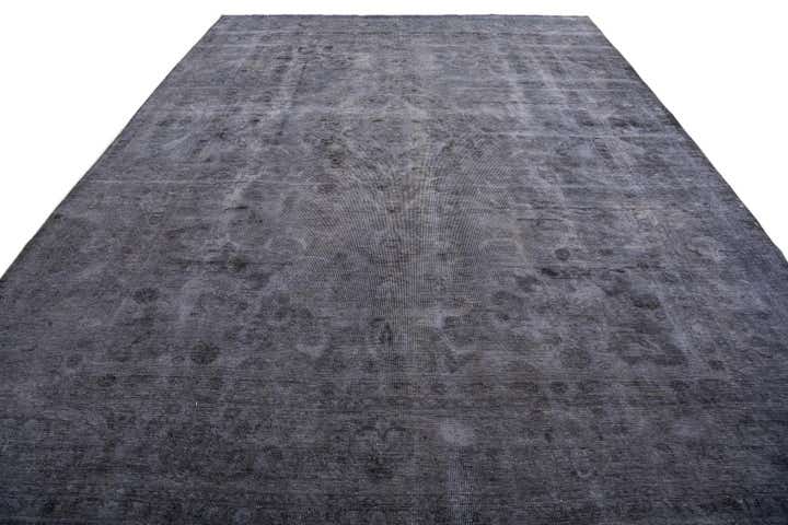 9' 5 x 12' 4 Hand Knotted Ultra Vintage Persian Wool Rug