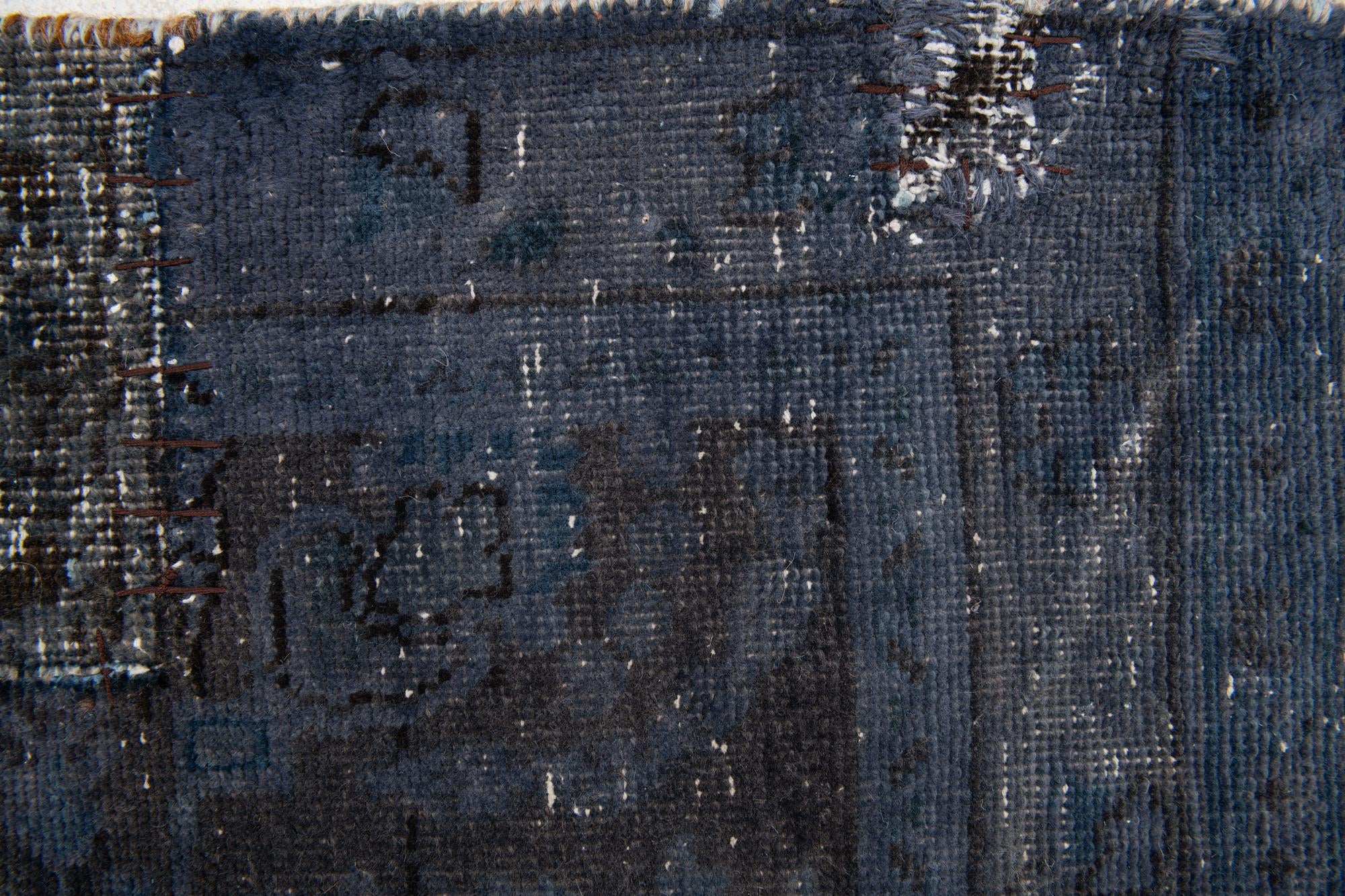7' 5 x 10' 9 Hand Knotted Ultra Vintage Persian Wool Rug