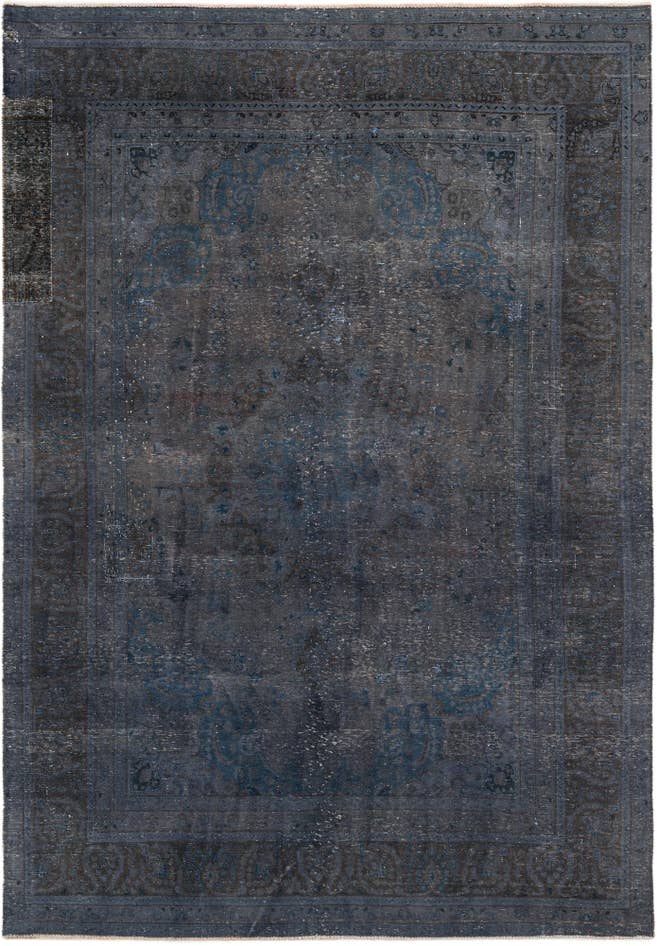 Detail image of 7' 5 x 10' 9 Hand Knotted Ultra Vintage Persian Wool Rug