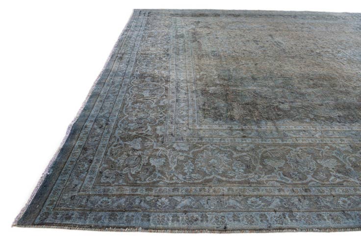 Detail image of 9' 6 x 12' 4 Hand Knotted Ultra Vintage Persian Wool Rug