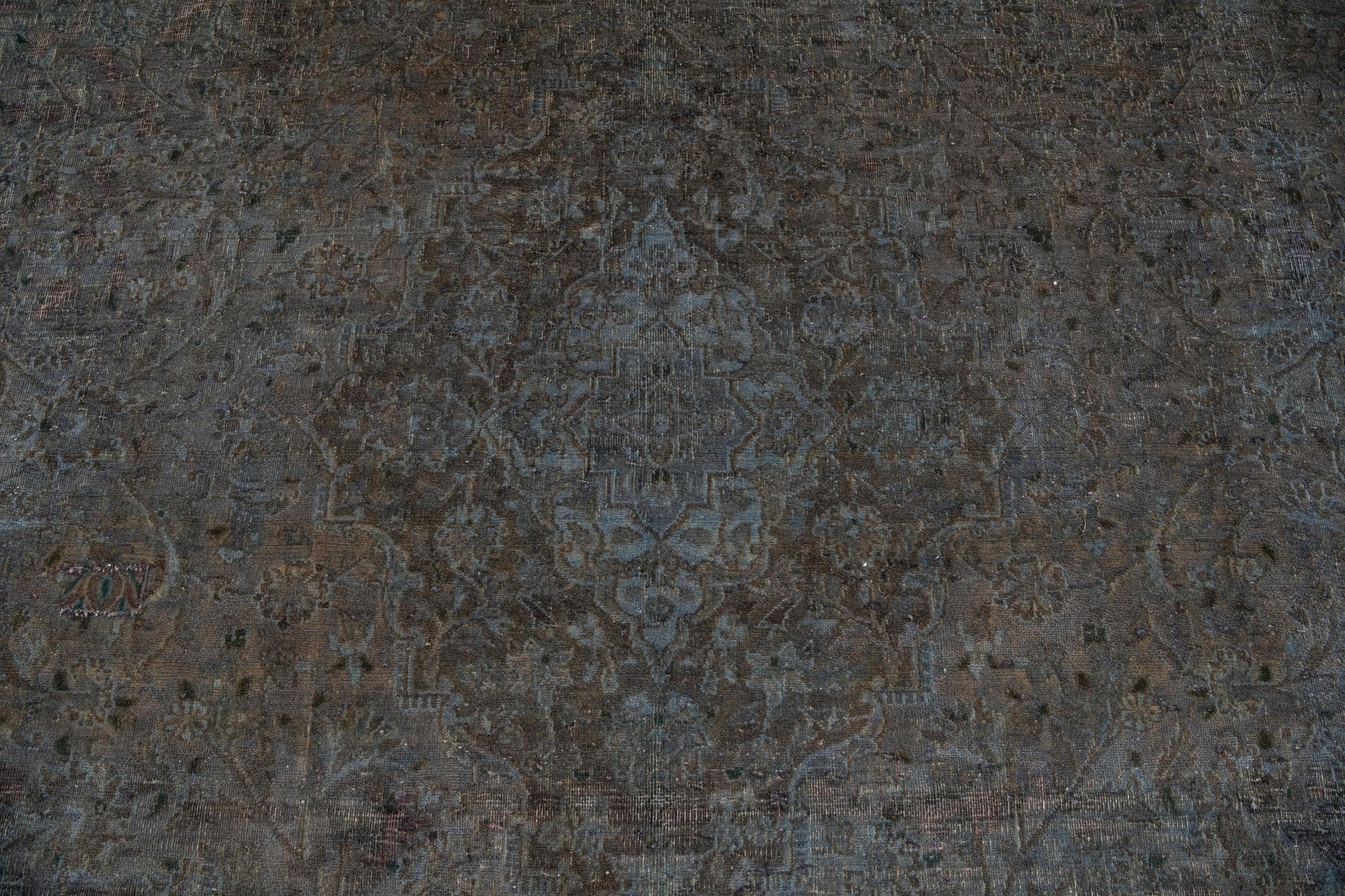 9' 6 x 12' 4 Hand Knotted Ultra Vintage Persian Wool Rug