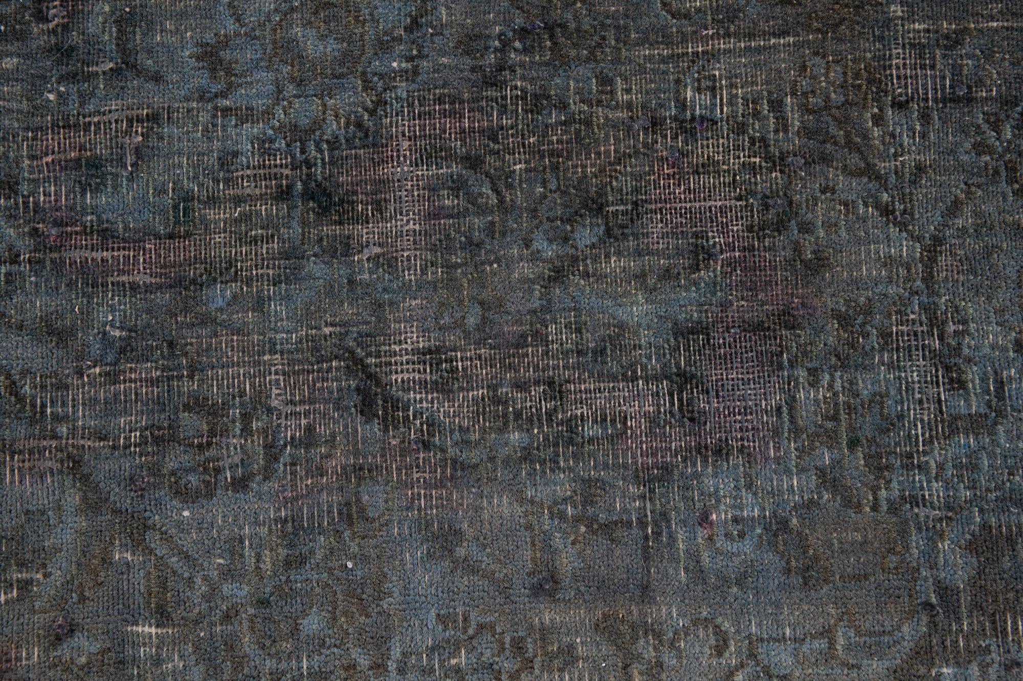 9' 6 x 12' 4 Hand Knotted Ultra Vintage Persian Wool Rug