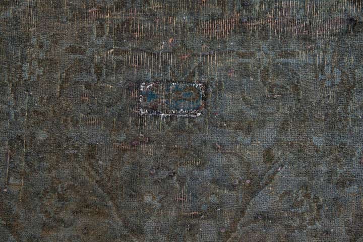 9' 6 x 12' 4 Hand Knotted Ultra Vintage Persian Wool Rug