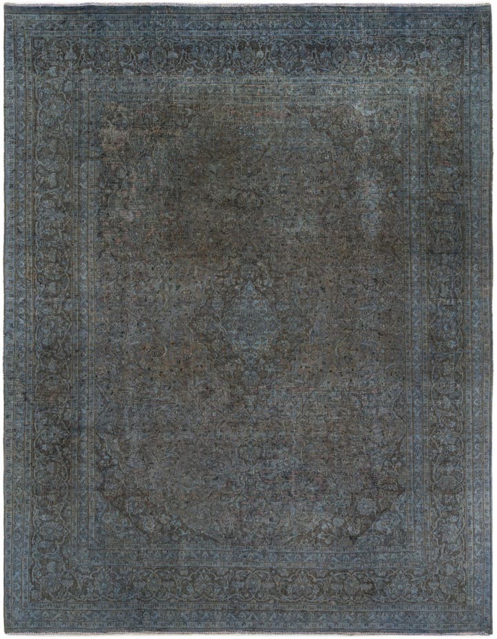  9' 6 x 12' 4  Hand Knotted Ultra Vintage Persian W...