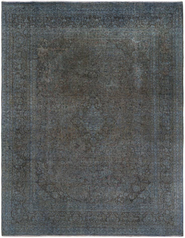 Detail image of 9' 6 x 12' 4 Hand Knotted Ultra Vintage Persian Wool Rug