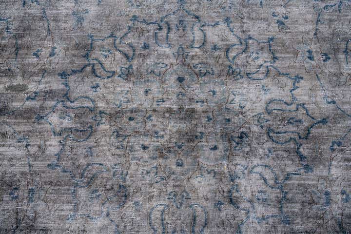 7' x 11' 2 Hand Knotted Ultra Vintage Persian Wool Rug