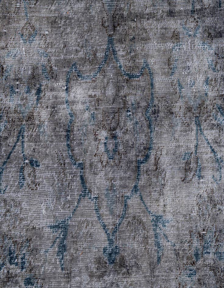 Detail image of 7' x 11' 2  Hand Knotted Ultra Vintage Persian Wool Rug