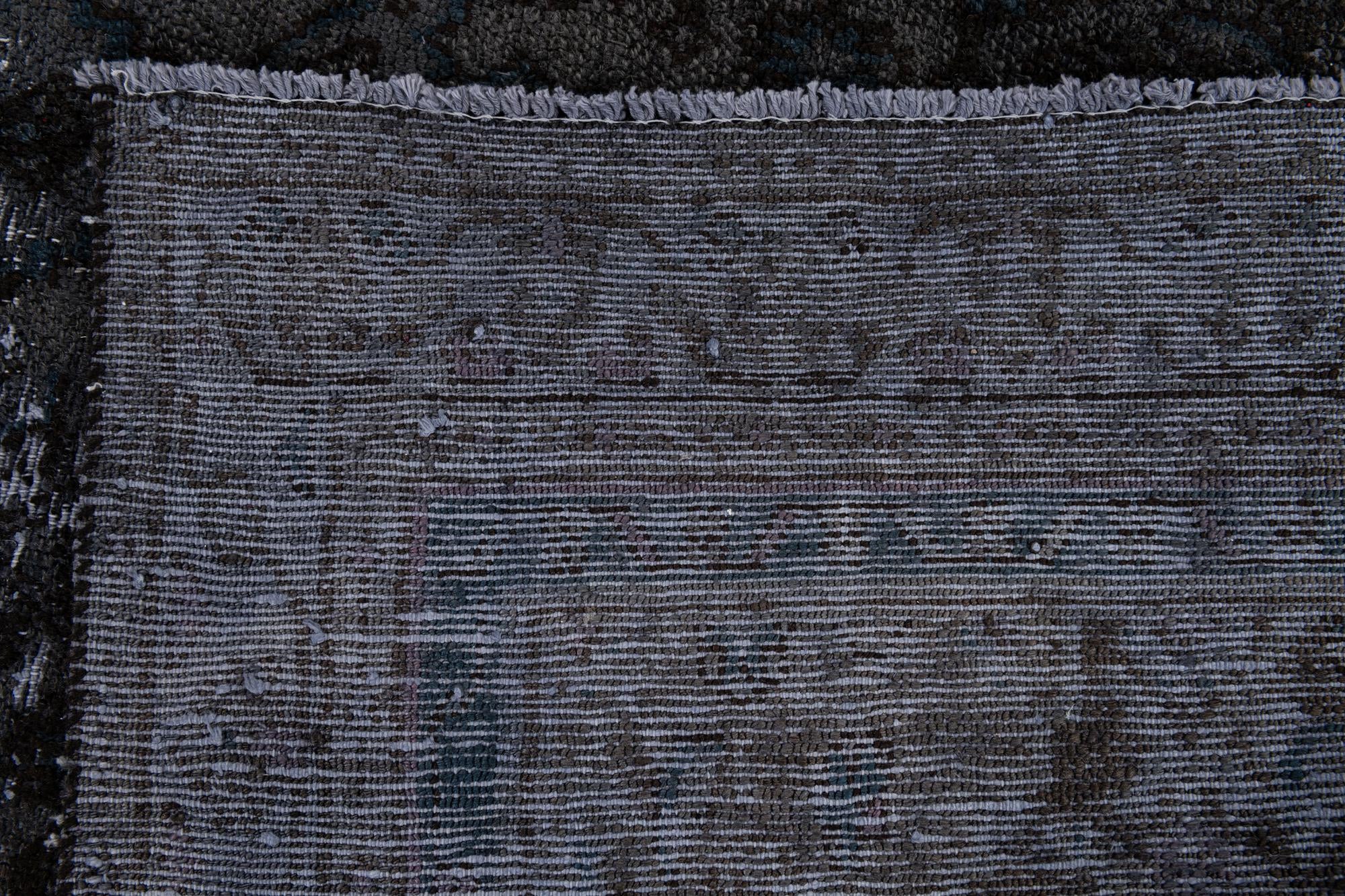 6' 4 x 9' 2 Hand Knotted Ultra Vintage Persian Wool Rug