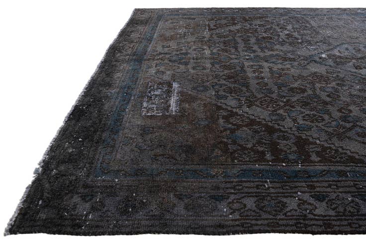 Detail image of 6' 4 x 9' 2 Hand Knotted Ultra Vintage Persian Wool Rug