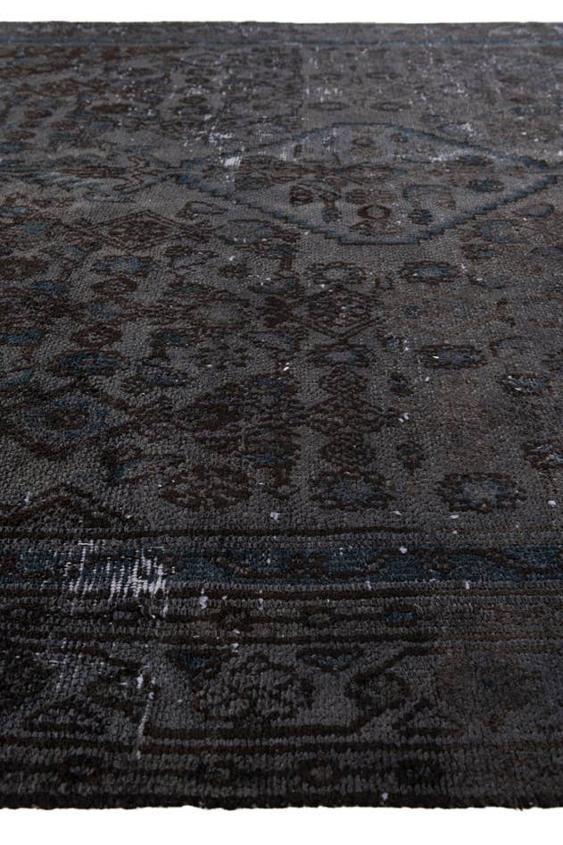 Detail image of 6' 4 x 9' 2 Hand Knotted Ultra Vintage Persian Wool Rug
