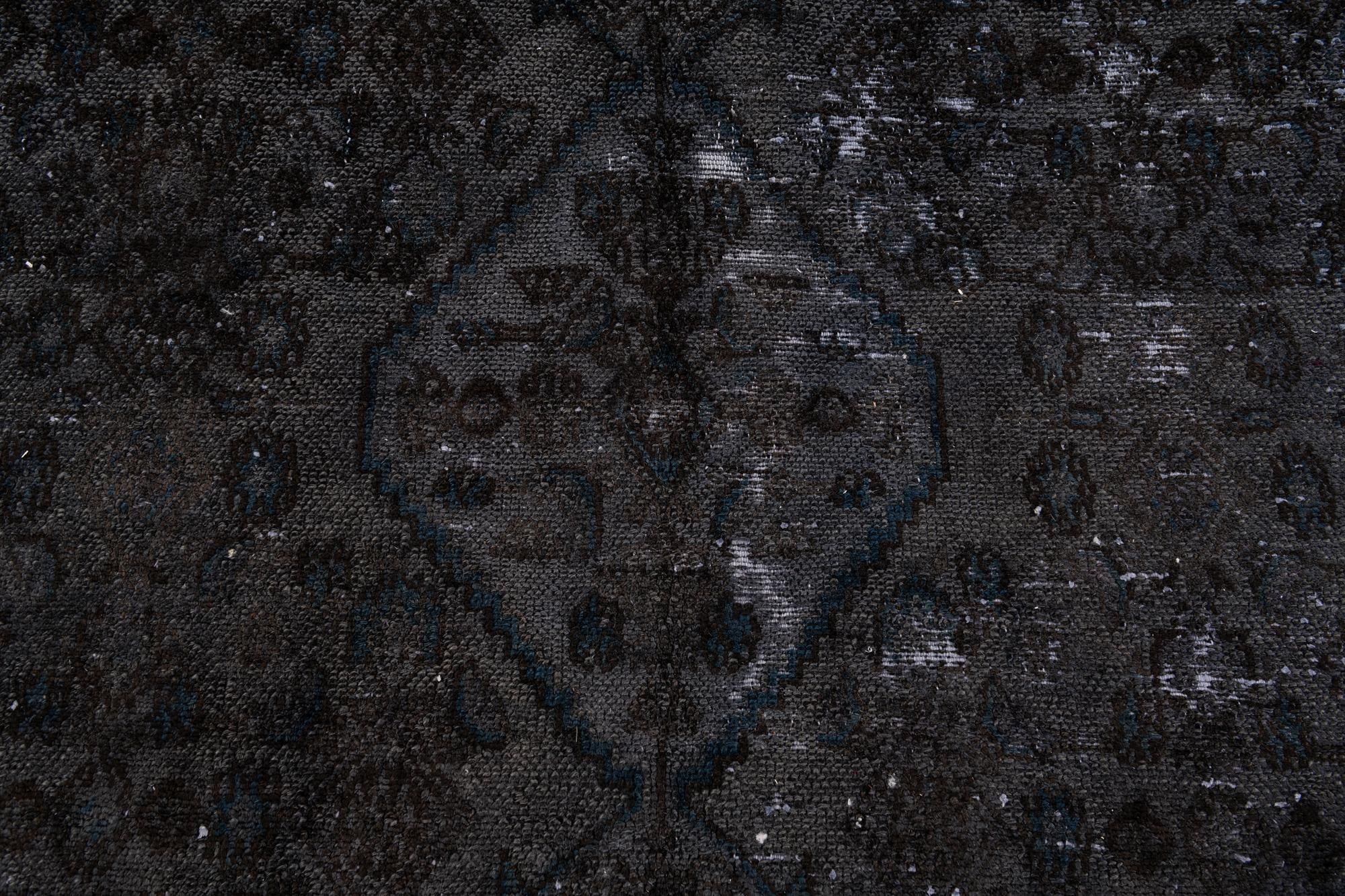6' 4 x 9' 2 Hand Knotted Ultra Vintage Persian Wool Rug
