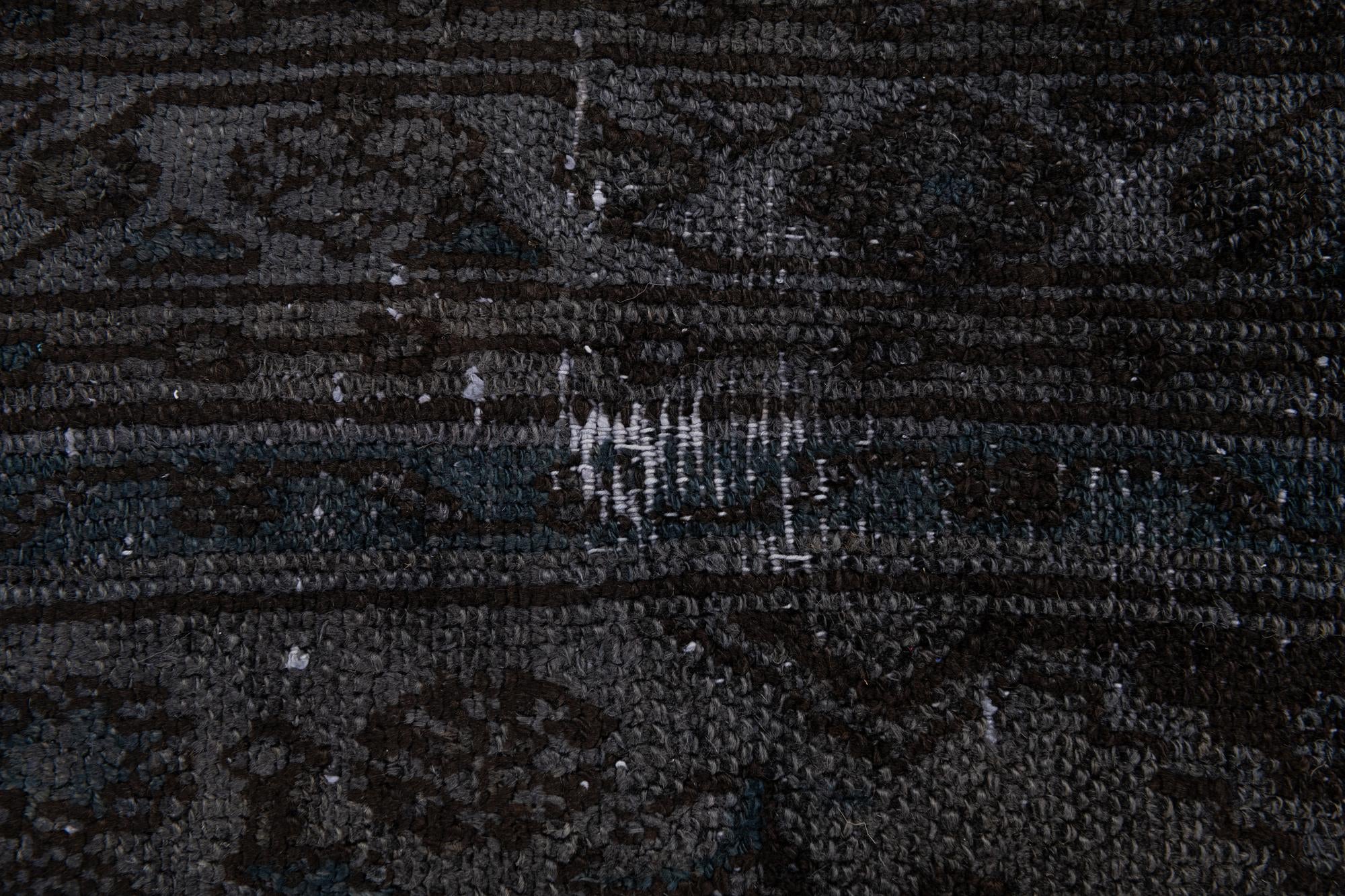 6' 4 x 9' 2 Hand Knotted Ultra Vintage Persian Wool Rug
