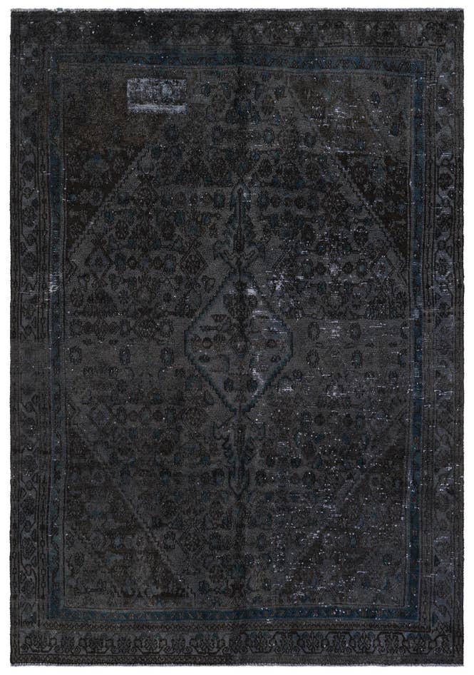 Detail image of 6' 4 x 9' 2 Hand Knotted Ultra Vintage Persian Wool Rug