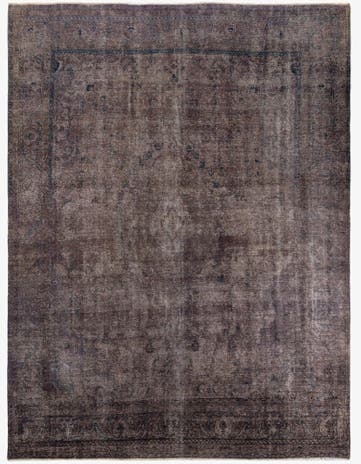 10' x 12' 9 Hand Knotted Ultra Vintage Persian Wool Rug