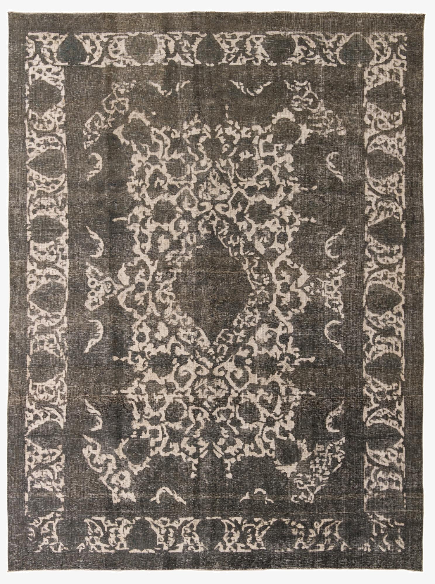 9' 6 x 13'  Hand Knotted Ultra Vintage Persian Wool Rug