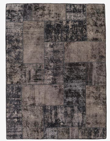 5' x 6' 8 Hand Knotted Ultra Vintage Persian Wool Rug