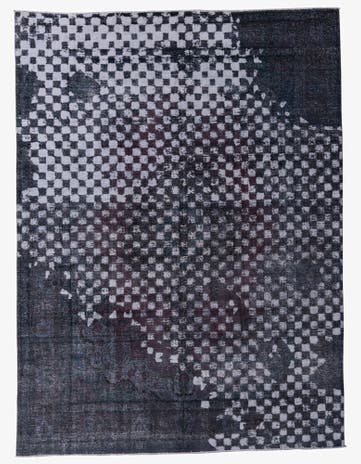 9' 9 x 13' 3 Hand Knotted Ultra Vintage Persian Wool Rug