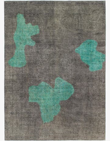 8' x 11' Hand Knotted Ultra Vintage Persian Wool Rug