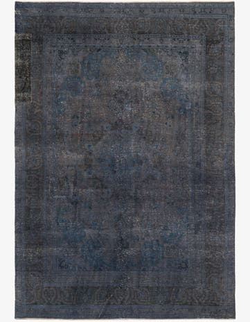 7' 5 x 10' 9 Hand Knotted Ultra Vintage Persian Wool Rug