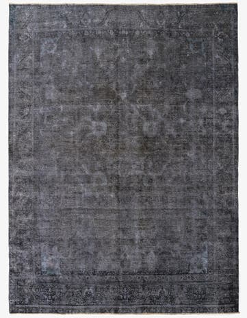 9' 5 x 12' 8 Hand Knotted Ultra Vintage Persian Wool Rug