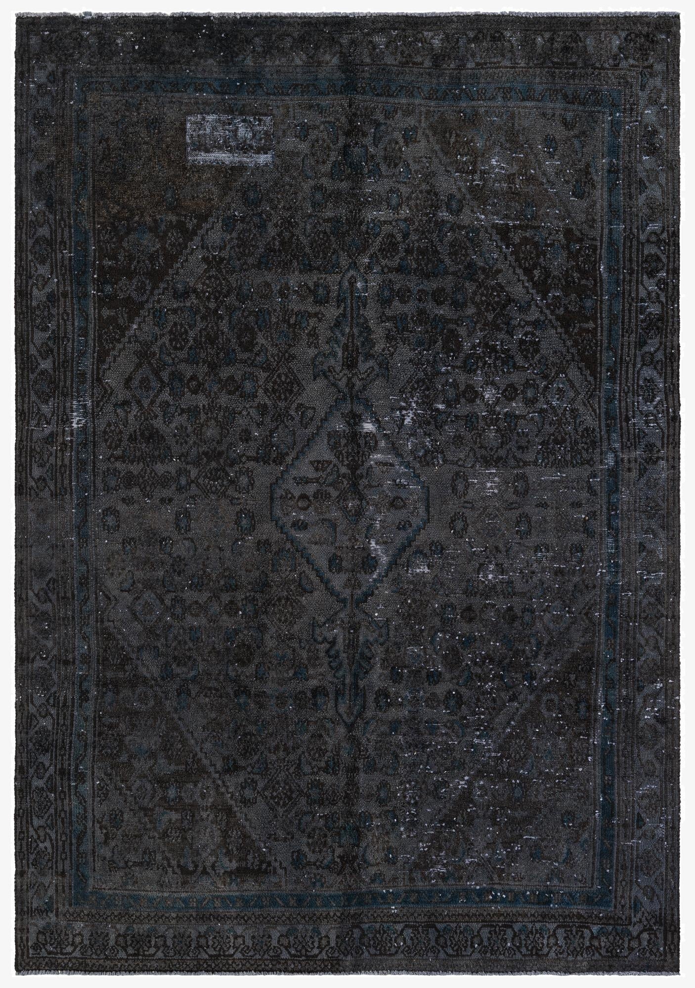 6' 4 x 9' 2  Hand Knotted Ultra Vintage Persian Wool Rug