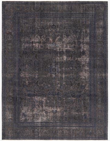 9' x 12' Hand Knotted Ultra Vintage Persian Wool Rug