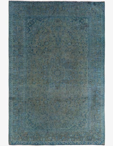 8' x 11' 10 Hand Knotted Ultra Vintage Persian Wool Rug