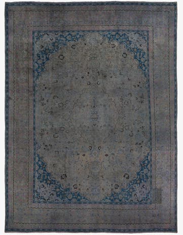 9' 5 x 12' 6 Hand Knotted Ultra Vintage Persian Wool Rug