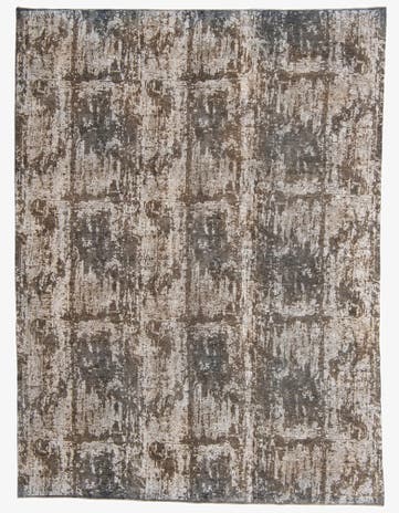 9' 2 x 12' 2 Hand Knotted Ultra Vintage Persian Wool Rug