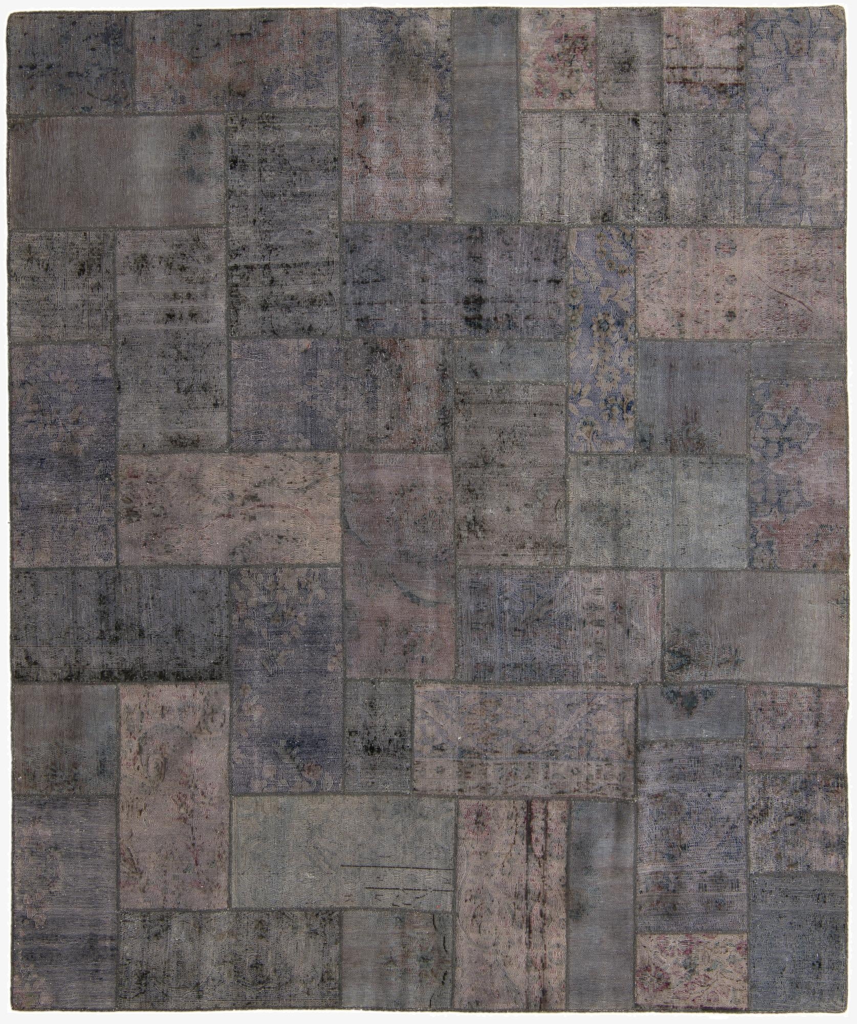 8' 7 x 10' 1  Hand Knotted Ultra Vintage Persian Wool Rug