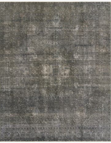 9' 7 x 12' 6 Hand Knotted Ultra Vintage Persian Wool Rug