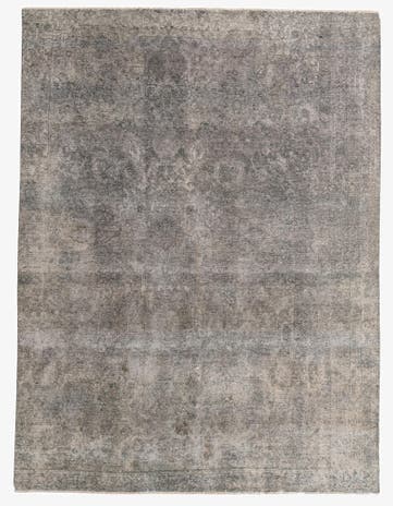 8' x 10' 7 Hand Knotted Ultra Vintage Persian Wool Rug