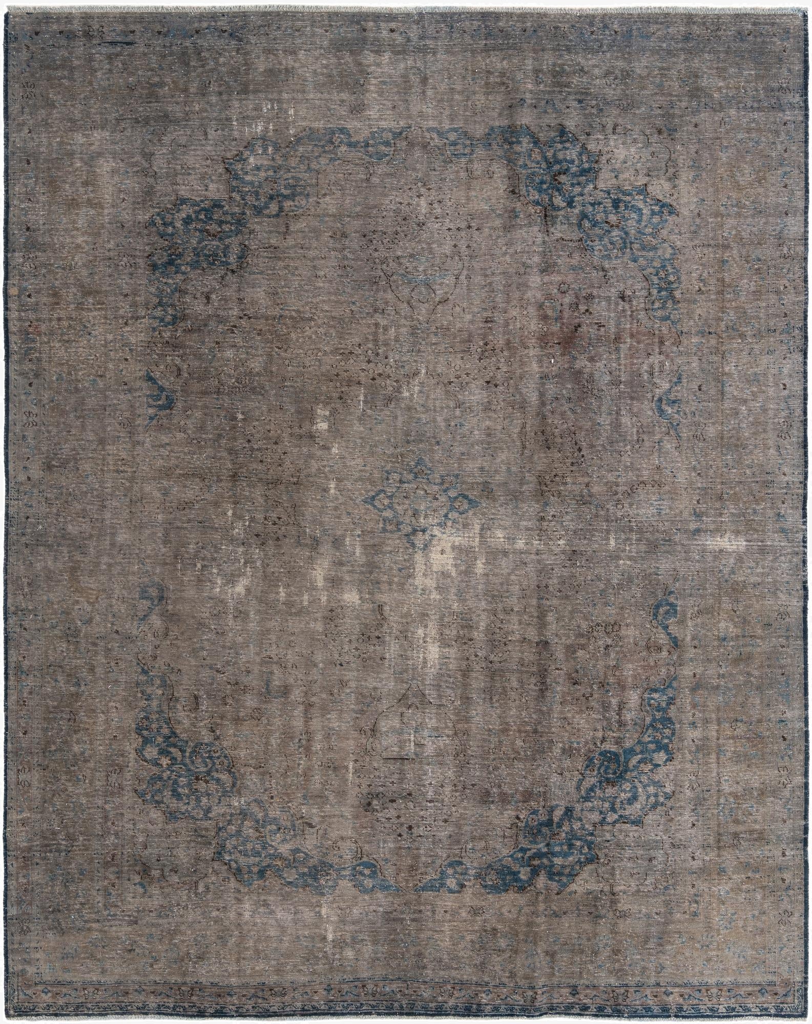 9' 8 x 12' 2  Hand Knotted Ultra Vintage Persian Wool Rug