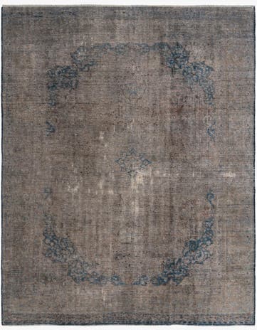 9' 8 x 12' 2 Hand Knotted Ultra Vintage Persian Wool Rug