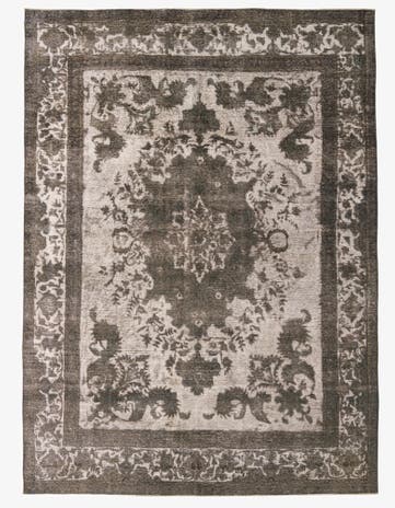 9' 7 x 13' Hand Knotted Ultra Vintage Persian Wool Rug