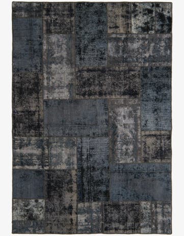 5' 8 x 8' 5 Hand Knotted Ultra Vintage Persian Wool Rug