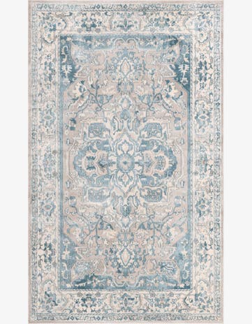 Dark Gray Victoria Rug