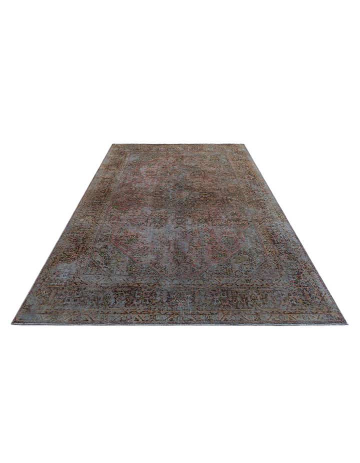6' 6 x 9' 5 Hand Knotted Vintage Royal Persian Wool Rug