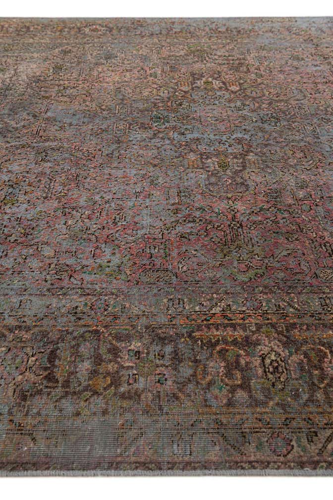 6' 6 x 9' 5 Hand Knotted Vintage Royal Persian Wool Rug