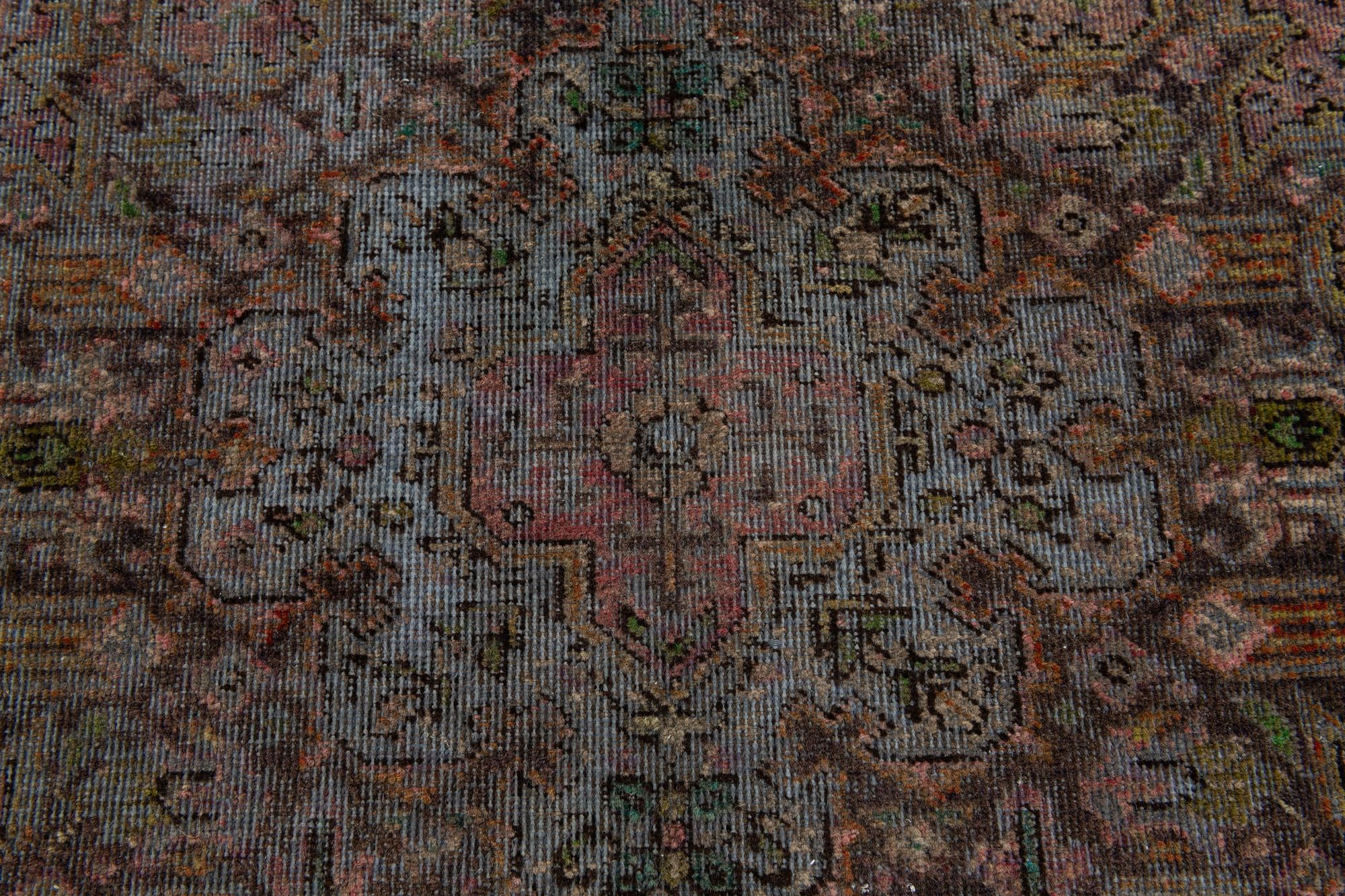 6' 6 x 9' 5 Hand Knotted Vintage Royal Persian Wool Rug