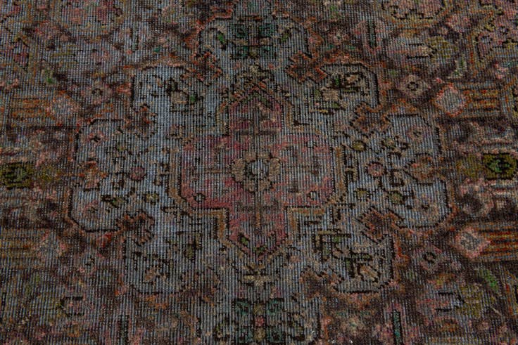 Detail image of 6' 6 x 9' 5 Hand Knotted Vintage Royal Persian Wool Rug