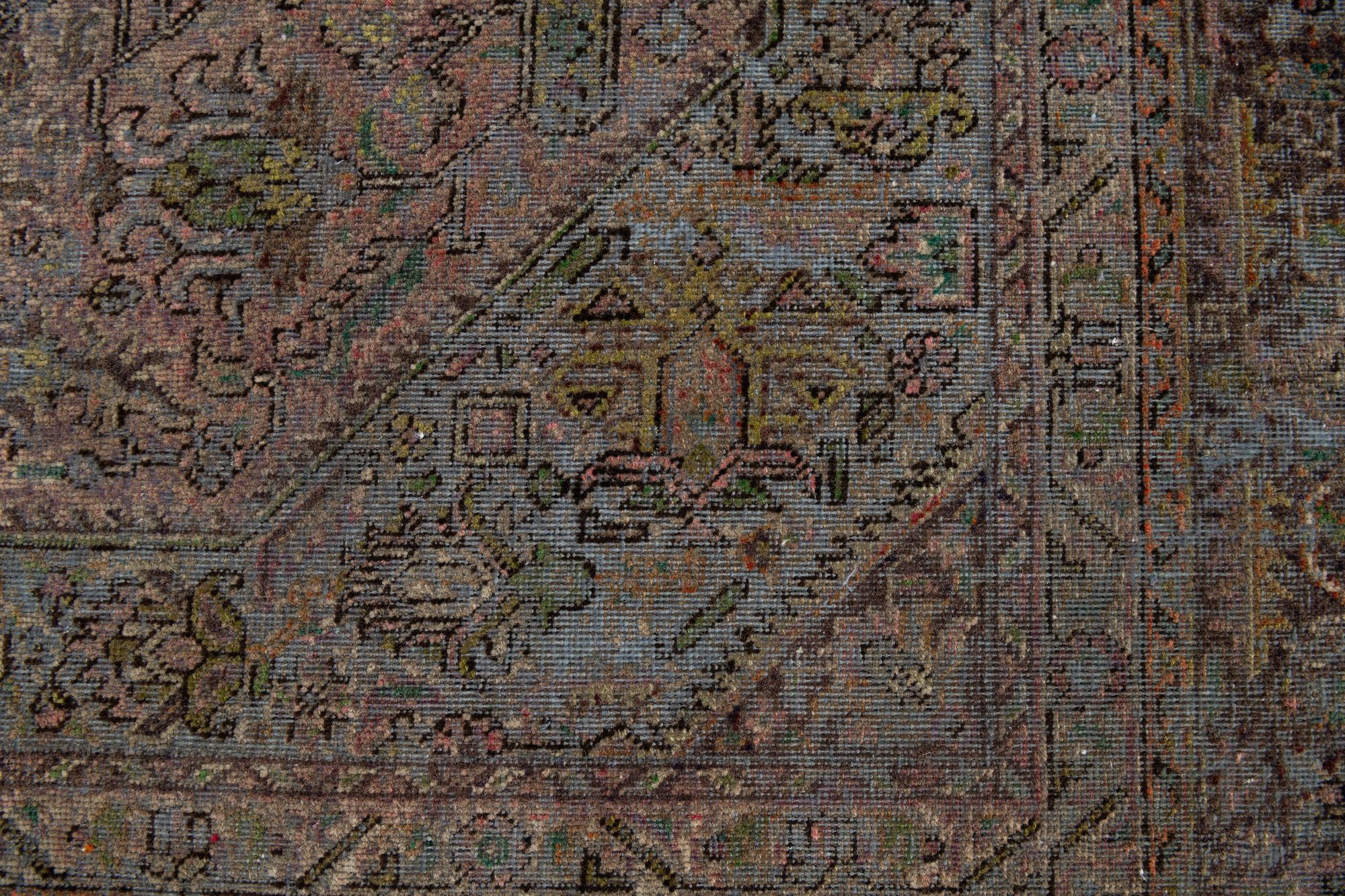 6' 6 x 9' 5 Hand Knotted Vintage Royal Persian Wool Rug