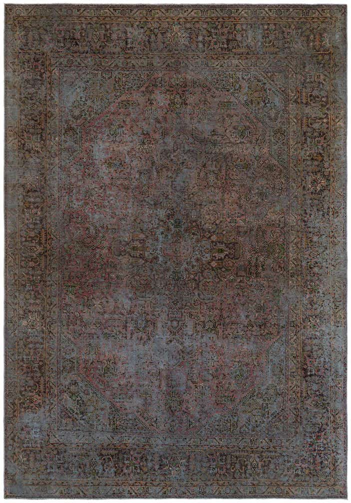 6' 6 x 9' 5 Hand Knotted Vintage Royal Persian Wool Rug